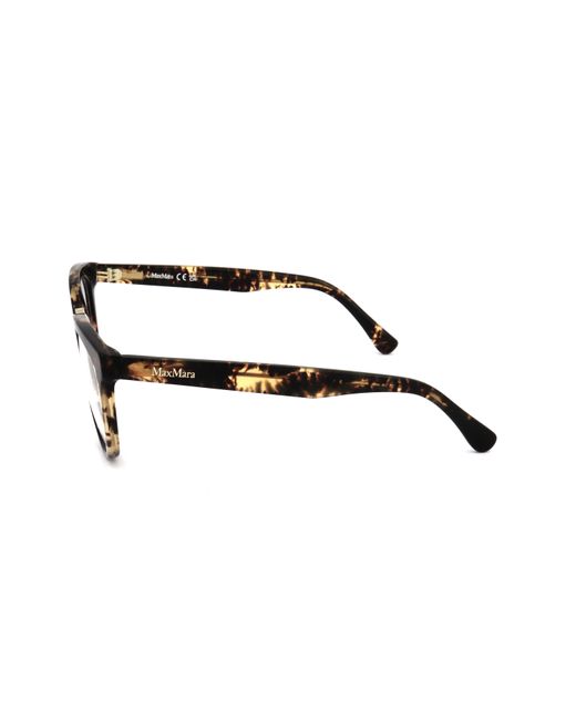 Max Mara Black Round Frame Glasses
