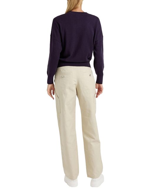 Isabel Marant Natural Solid-Color Casual Trousers
