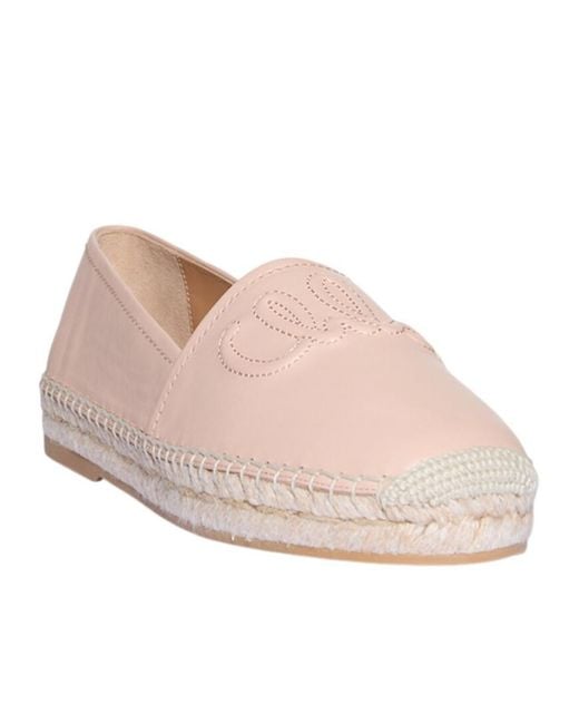 Chloé Pink Round-Toe Flat Shoes