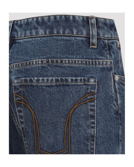 Jil Sander Blue Tapered Leg Jeans