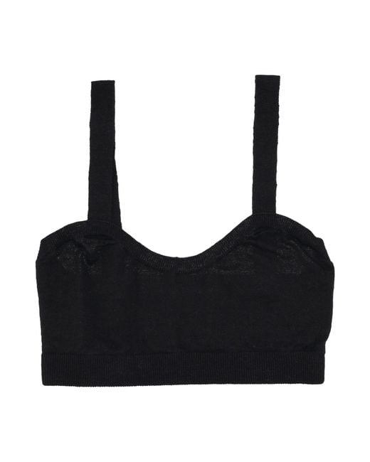 P.A.R.O.S.H. Black Babystretch Bralette