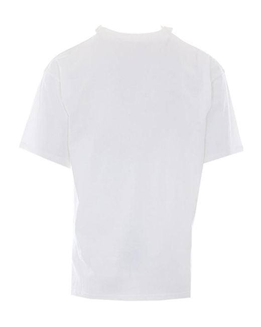 Magliano White Suffer Graphic Oversized T-Shirt for men