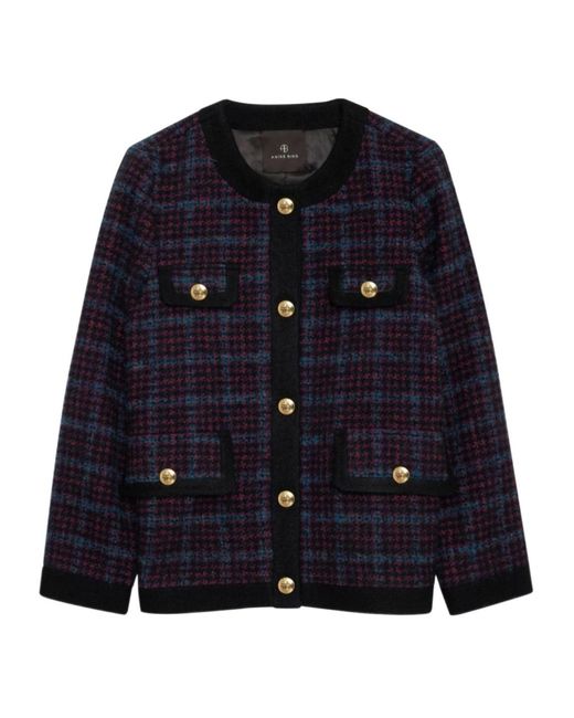 Anine Bing Blue Lydia Jacket