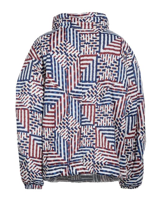 Isabel Marant Blue Two-Tone Printed Down Jacket