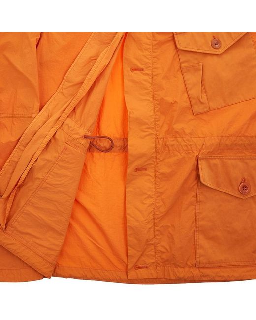 C P Company Orange Long-Sleeved Casual Jacket for men