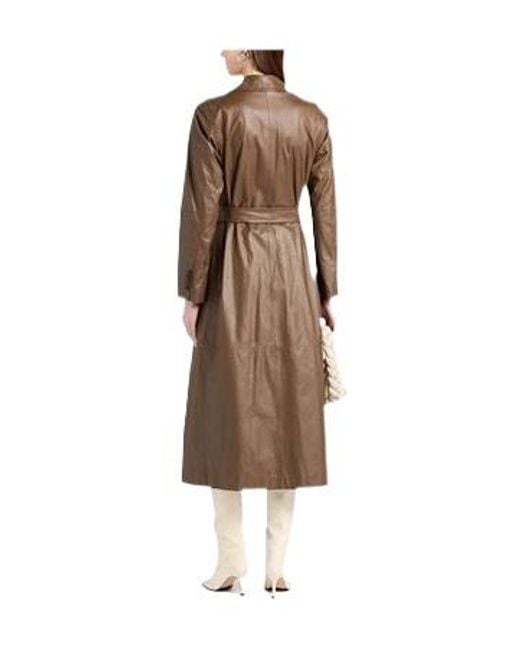 Max Mara Brown Plain Colour Overcoats