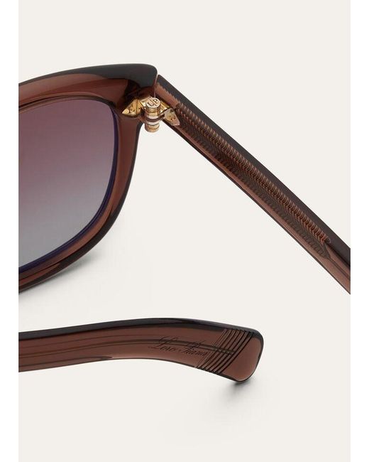Loro Piana Purple Spagna Sunglasses for men
