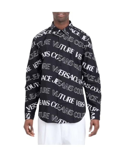 Versace Jeans Black Shirts for men