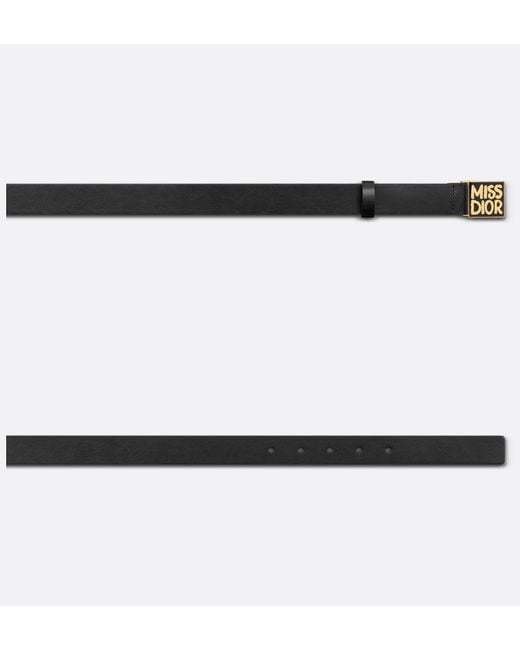Dior White Miss Graffiti Belt