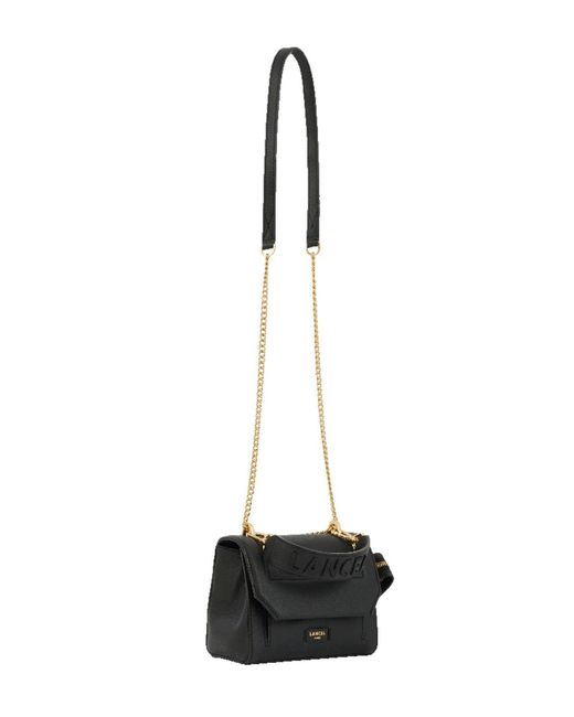 Lancel Black Ninon De Chain Linked Shoulder Bag