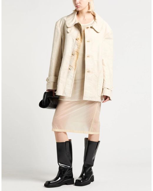 Maison Margiela Natural Plain Colour Jacket