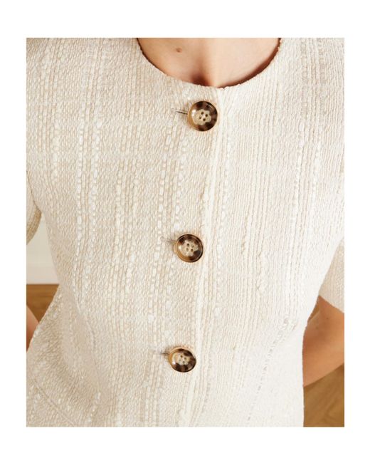 Veronica Beard White Bodie Jacket