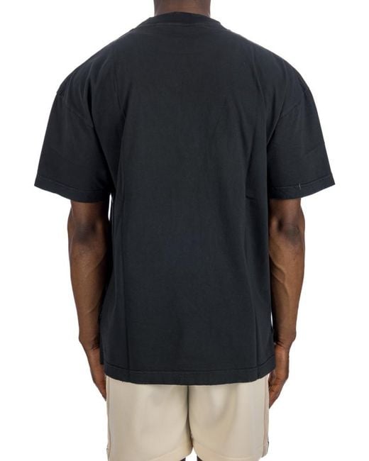 Palm Angels Multicolor Crazy Mouth Straight Hem T-Shirt for men
