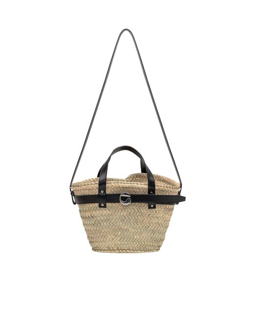 Coperni Metallic Logo Plaque Interwovened Shoulder Bag