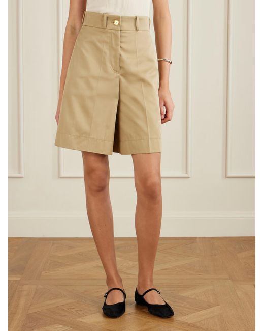 Patou Natural Tailored Bermuda Shorts