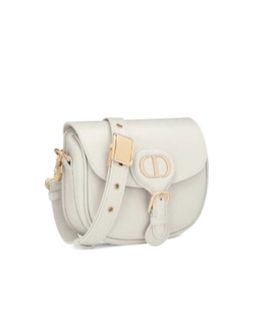 Dior White Small Bobby Handbag