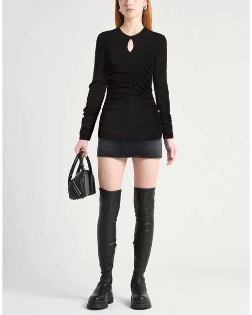 Isabel Marant Black Plain Colour Jumper