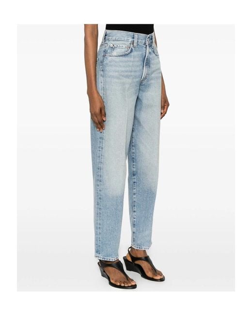 Agolde Blue 80S Tapered Jeans