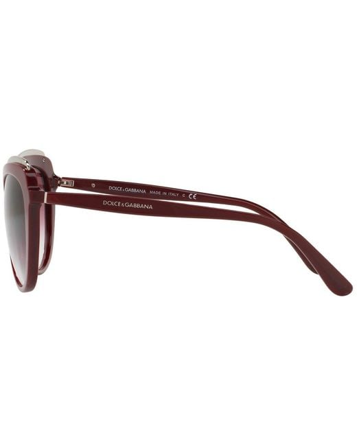 Dolce & Gabbana Purple Logo Sunglasses