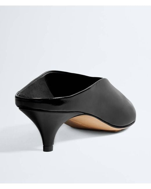 Bottega Veneta Black Vesta Mule Pump