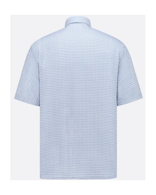 Dior Blue Short-Sleeved Shirt for men