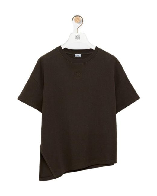 Loewe Black Asymmetric T-Shirt