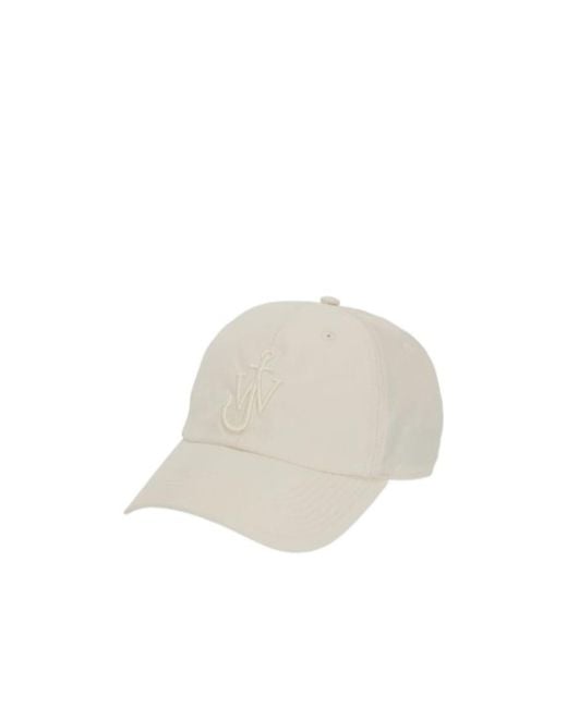 J.W. Anderson White Jw Anderson Logo Embroidered Hat