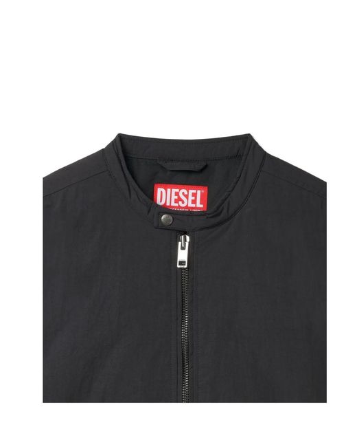 DIESEL Blue J-Carver-Padd Bomber Jacket for men