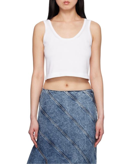 Alaïa Blue Crop Vest