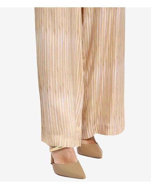 Ottod'Ame Natural Wide-Leg Casual Pants