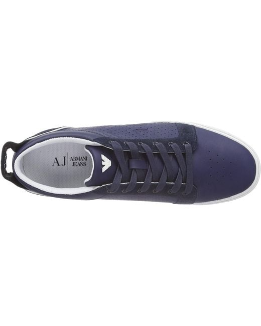 Armani Jeans Blue Logo Details Casual Sneakers for men