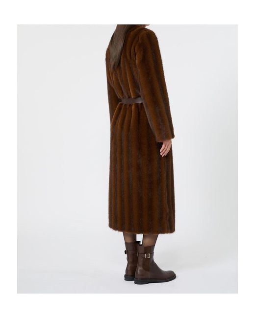 Max Mara Brown Long-Sleeved Coat