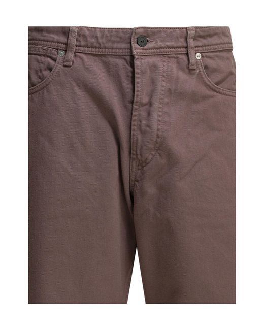 Stone Island Brown Straight-Leg Jeans for men
