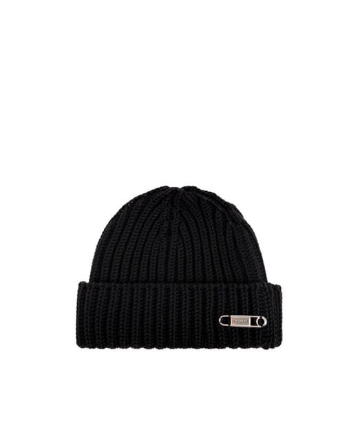 Givenchy Black Knitted Hat for men