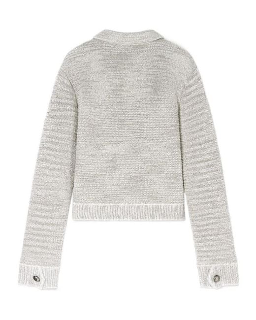 Giorgio Armani White Buttoned Pocket Jacket