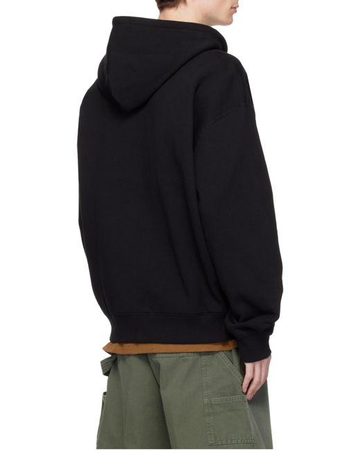 Carhartt White Hooded Wip Label Sweat Jacket for men