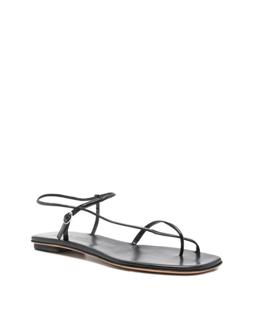 Soeur Multicolor Flat Leather Sandals