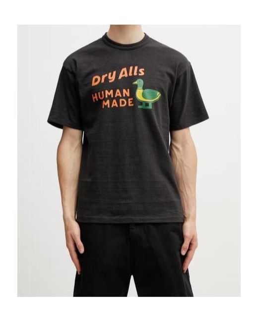 Human Made Black Short-Sleeved T-Shirt for men