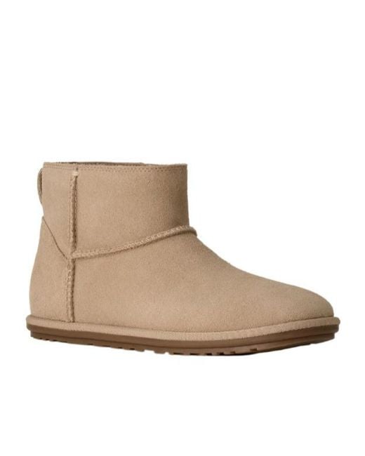 Ugg Natural Round-Toe Snow Boots