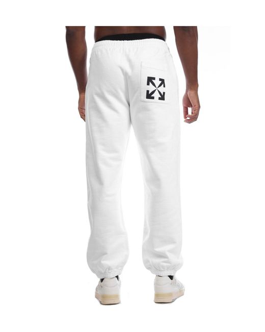 Off-White c/o Virgil Abloh Gray Single Arrow Pocket Slim Sweatpants for men