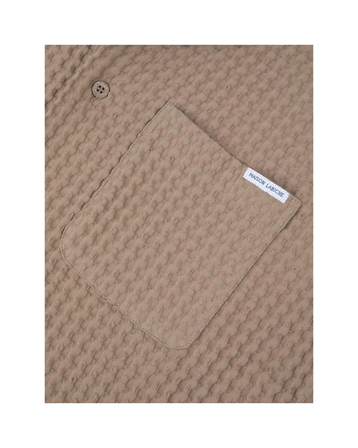 Maison Labiche Brown Short Sleeve Shirt for men