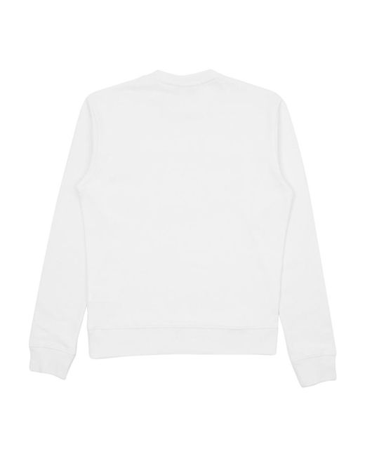 MSGM White Logo Hoodie