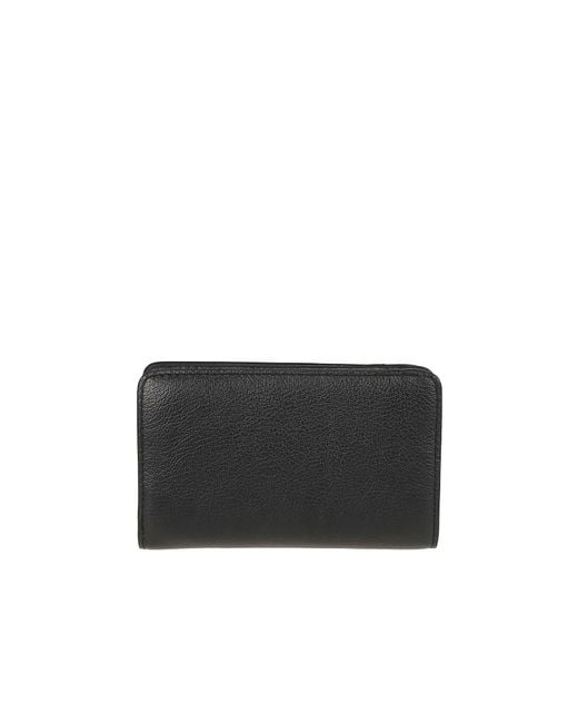 Lancel Black Zippered Card Holder