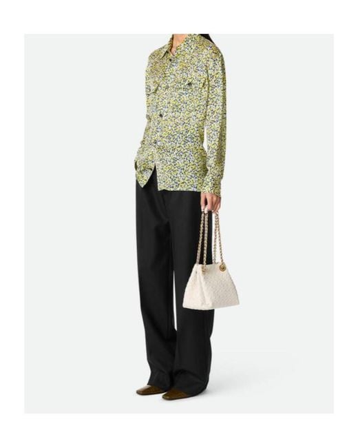 Bottega Veneta Natural Leather Parachute Shoulder Bag