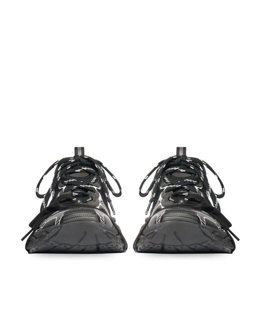 Balenciaga Black 3Xl Lace-Up Sneakers for men