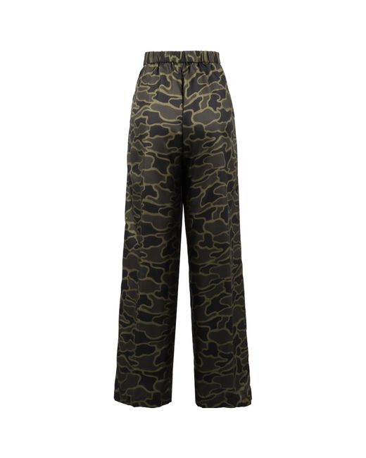 Aspesi Gray Printed Casual Pants
