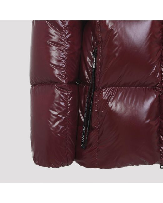 Moncler Purple Parana Hooded Short Down Jacket