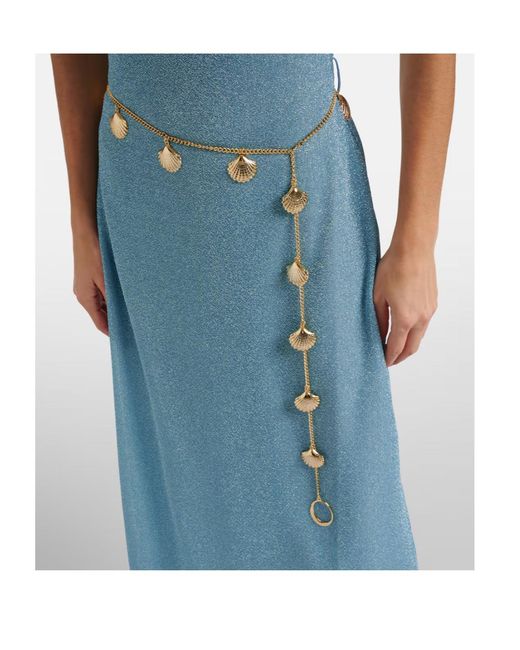 Oseree Blue Spaghetti Strap Dress