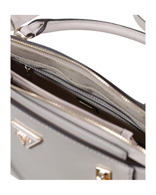 Guess Gray Noelle Tote Bag
