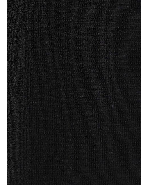 Totême Black Totême Sleeveless Knitted Tank Top